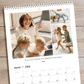 Family Quotes & Funny Sayings Custom Photo 2026 カレンダー