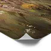 Family Rabbits Print, Easter Spring Bunny Painting ポスター (角)