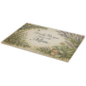 Family Recipes Begin With Mom カッティングボード (角)