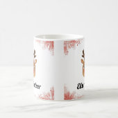 Family Reindeer Matching Mugs コーヒーマグカップ (中央)