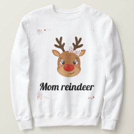 Family Reindeer Matching Mugs スウェットシャツ