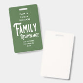 Family Resemblance Family Reunion Badge バッジ (表裏)