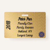 Family Reunion バッジ (正面)