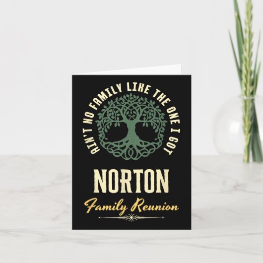 Family Reunion 2025 Matching Design - Norton  カード (正面)