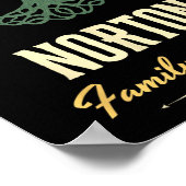 Family Reunion 2025 Matching Design - Norton ポスター (角)