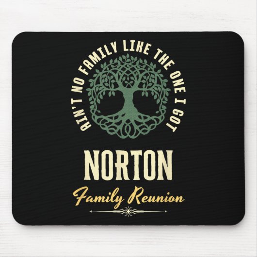 Family Reunion 2025 Matching Design - Norton  マウスパッド (正面)