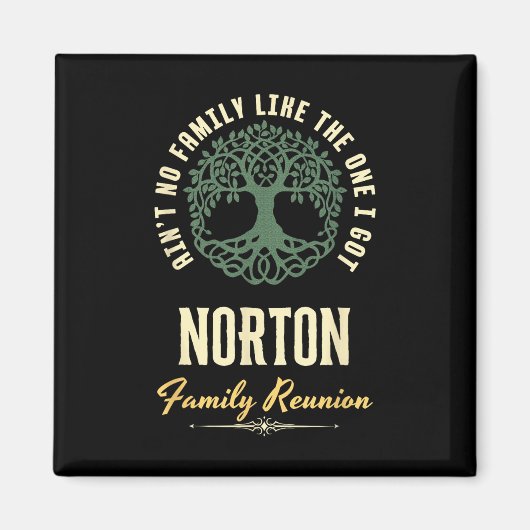 Family Reunion 2025 Matching Design - Norton  マグネット (正面)