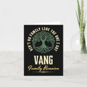 Family Reunion 2025 Matching Design - Vang  カード (正面)