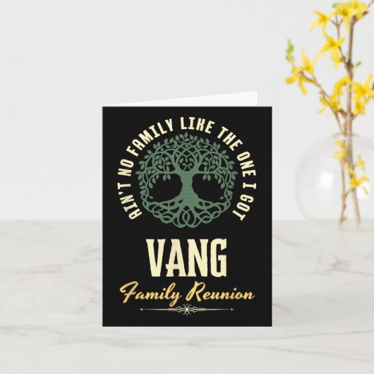 Family Reunion 2025 Matching Design - Vang  カード (黄色い花)