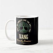 Family Reunion 2025 Matching Design - Vang  コーヒーマグカップ (左)