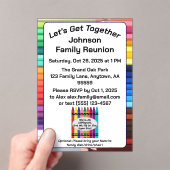 Family Reunion Acrylic Invitation Card アクリル招待状 (インサイチュ (ポータブル))