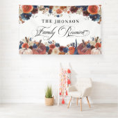 Family Reunion autumn fall pumpkins backdrop 横断幕 (インサイチュ)