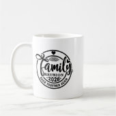Family Reunion Back Together Again Funny Family Re コーヒーマグカップ (左)