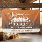 Family Reunion Banner (Coastal Sunset ) 横断幕