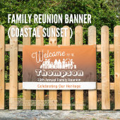 Family Reunion Banner (Coastal Sunset ) 横断幕