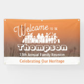 Family Reunion Banner (Coastal Sunset ) 横断幕 (横)