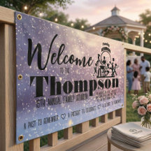 Family Reunion Banner (Purple Passion)