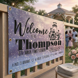 Family Reunion Banner (Purple Passion) 横断幕