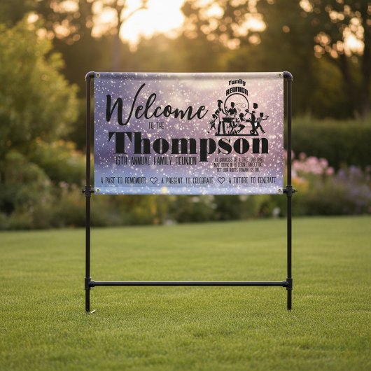 Family Reunion Banner (Purple Passion) 横断幕