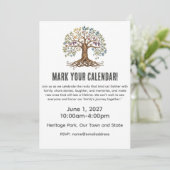 Family Reunion Celebration Invitation 招待状 (スタンド正面)