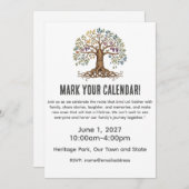 Family Reunion Celebration Invitation 招待状 (正面/裏面)