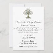 Family Reunion Celebration Invitation 招待状 (正面)