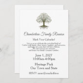 Family Reunion Celebration Invitation 招待状 (正面/裏面)