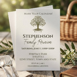 Family Reunion Celebration Invitation 招待状