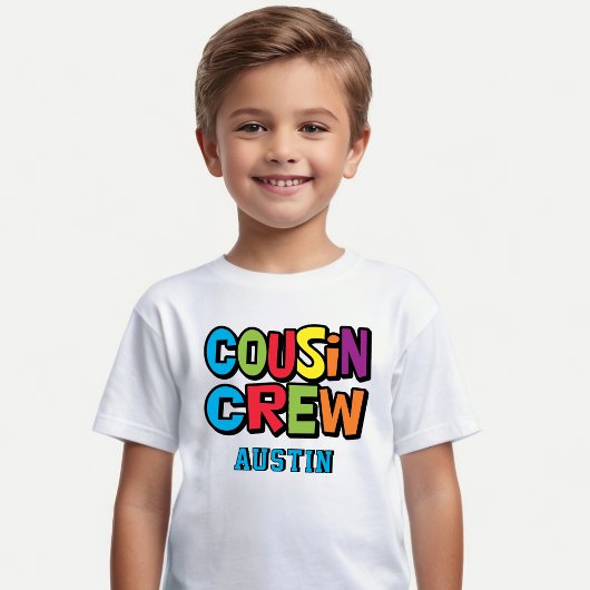 Family Reunion Colorful Cousin Crew  トライブレンドＴシャツ