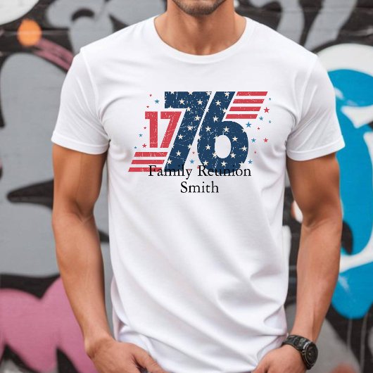 Family Reunion Customizable Patriotic 4th of July Tシャツ