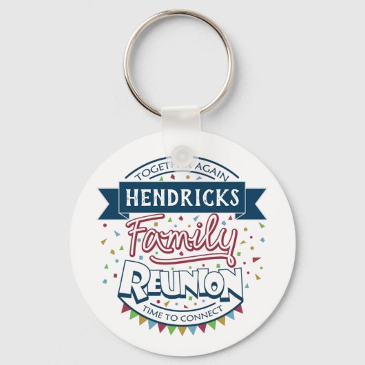 Family Reunion design keychain キーホルダー (正面)