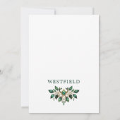 Family Reunion Emerald Tree of Life 招待状 (裏面)