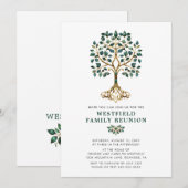 Family Reunion Emerald Tree of Life 招待状 (正面/裏面)
