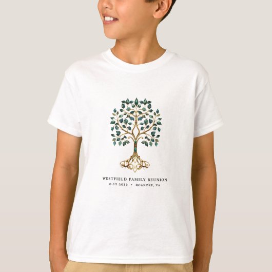 Family Reunion Emerald Tree of Life Tシャツ (正面)