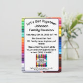 Family Reunion Fun Invitation Enclosure Card エンクロージャーカード (スタンド正面)