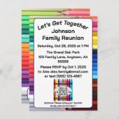 Family Reunion Fun Invitation Enclosure Card エンクロージャーカード (正面/裏面)