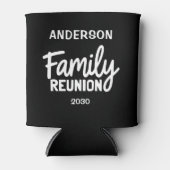 Family Reunion Fun Script Personalized Name 缶クーラー (正面)