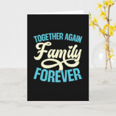 Family Reunion Funny Vacation Reunion Love  カード (黄色い花)