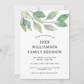 Family Reunion Green 招待状 (正面)