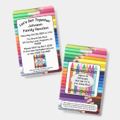 Family Reunion Invitation Badge バッジ (正面&裏面)