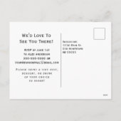 Family Reunion Join Us Bold Script Modern Postcard シーズンポストカード (裏面)