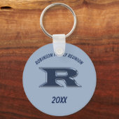 Family Reunion Keepsake Letter R Monogram Initial キーホルダー (正面)
