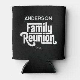 Family Reunion Modern Black White Potluck Drink 缶クーラー