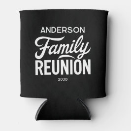 Family Reunion Modern Logo Potluck Picnic Drink 缶クーラー