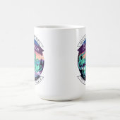 Family Reunion Mountain Lake Landscape Dk ID1126 コーヒーマグカップ (中央)