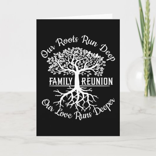 Family Reunion Our Roots Run Deep Tree カード (正面)