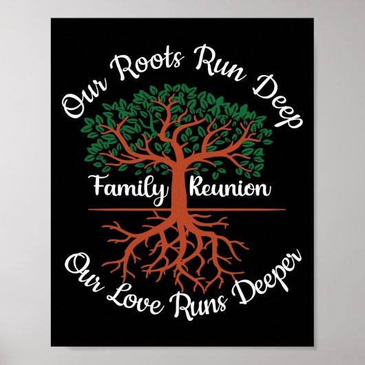 Family Reunion Our Roots Run Deep Tree ポスター (正面)