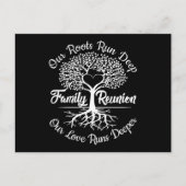 Family Reunion Our Roots Run Deep Tree ポストカード (正面)