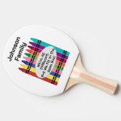 Family Reunion Ping Pong Paddle  卓球ラケット (横)