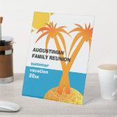 Family Reunion Summer Vacation 台座サイン (インサイチュ)